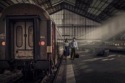 Historic station hall in Augsburg near Rotes Tor, preserved since 19th century