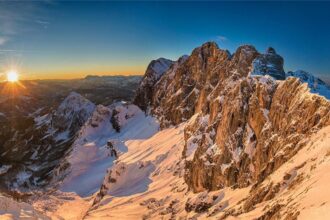 Erste Schneefälle in den Alpen im September 2025 bei sinkenden Temperaturen