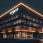 Amazon corporate headquarters building during restructuring period