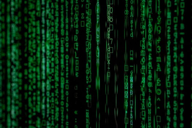 Amazon Web Services data centre showing warning lights during global outage
