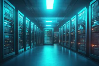 Modern data center in Europe symbolizing new EU AI factory initiative