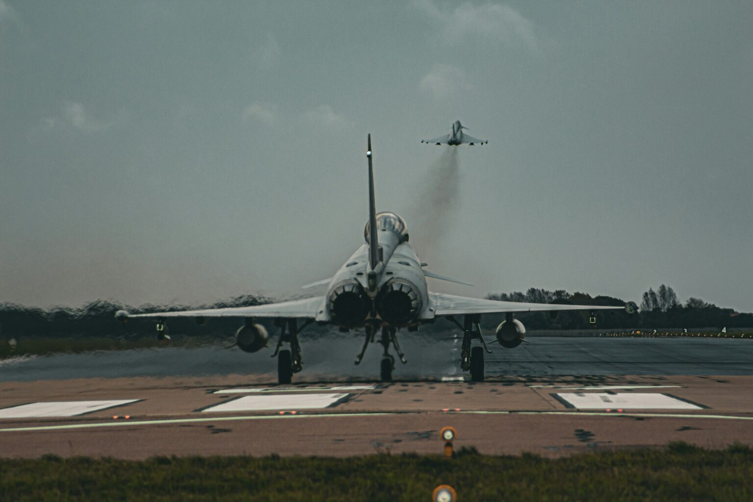 German Eurofighter jet on runway representing new Bundeswehr procurement in 2025