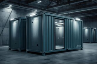 Modern bunker prototype built in Germany for hardware stores
