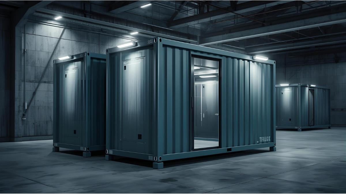 Modern bunker prototype built in Germany for hardware stores