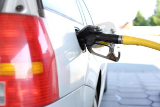 Petrol station price display in Germany showing rising fuel costs