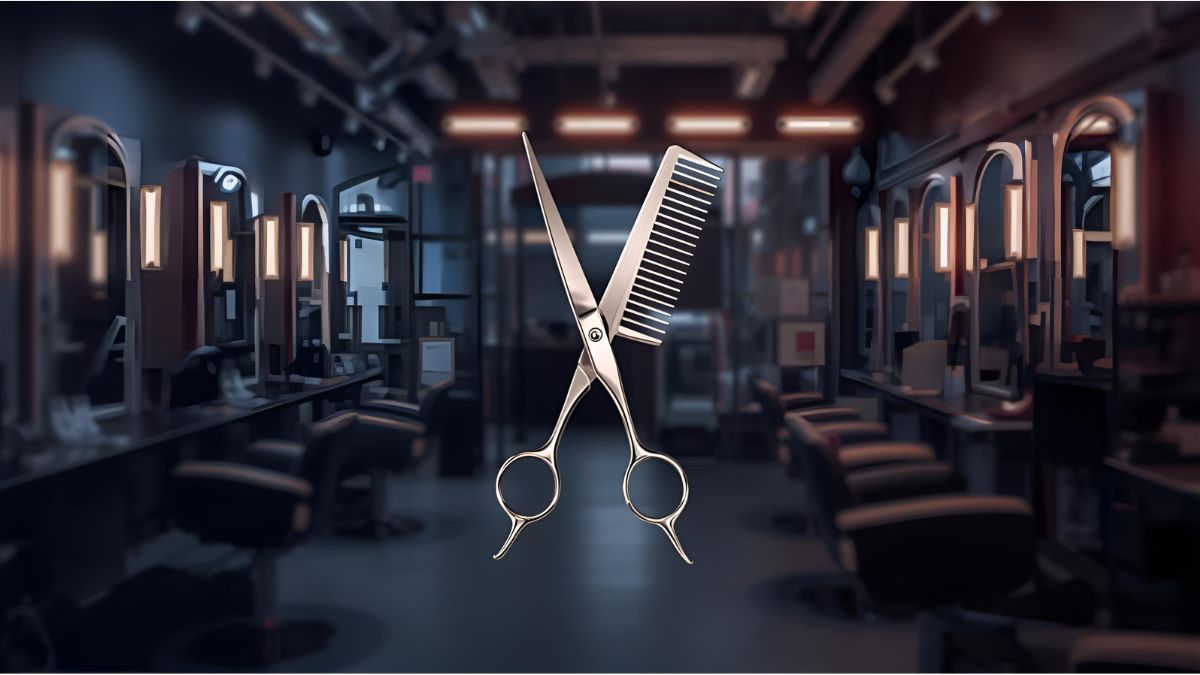 Tools on a salon workstation representing rising haircut prices in Germany