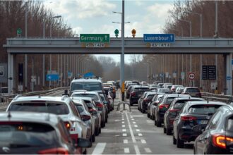 Traffic slowdown at Germany–Luxembourg border due to ongoing controls