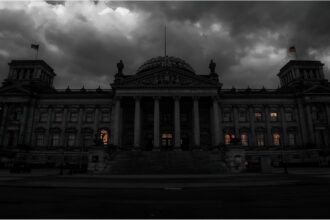 The German Bundestag building in Berlin symbolising public finances
