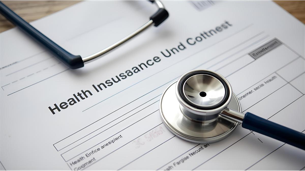 Health insurance forms and stethoscope representing billing fraud in Germany