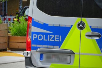 Police secure area after violent incident in Herdecke, North Rhine-Westphalia