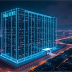 Modern data center building exterior in Munich for AI infrastructure