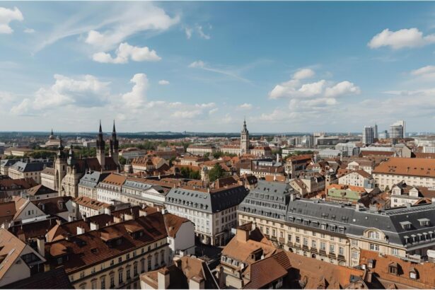 Panoramic view of Munich city centre highlighting rich urban lifestyle