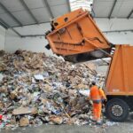 AWM cleanup crew collecting garbage at Munich’s Theresienwiese after Oktoberfest