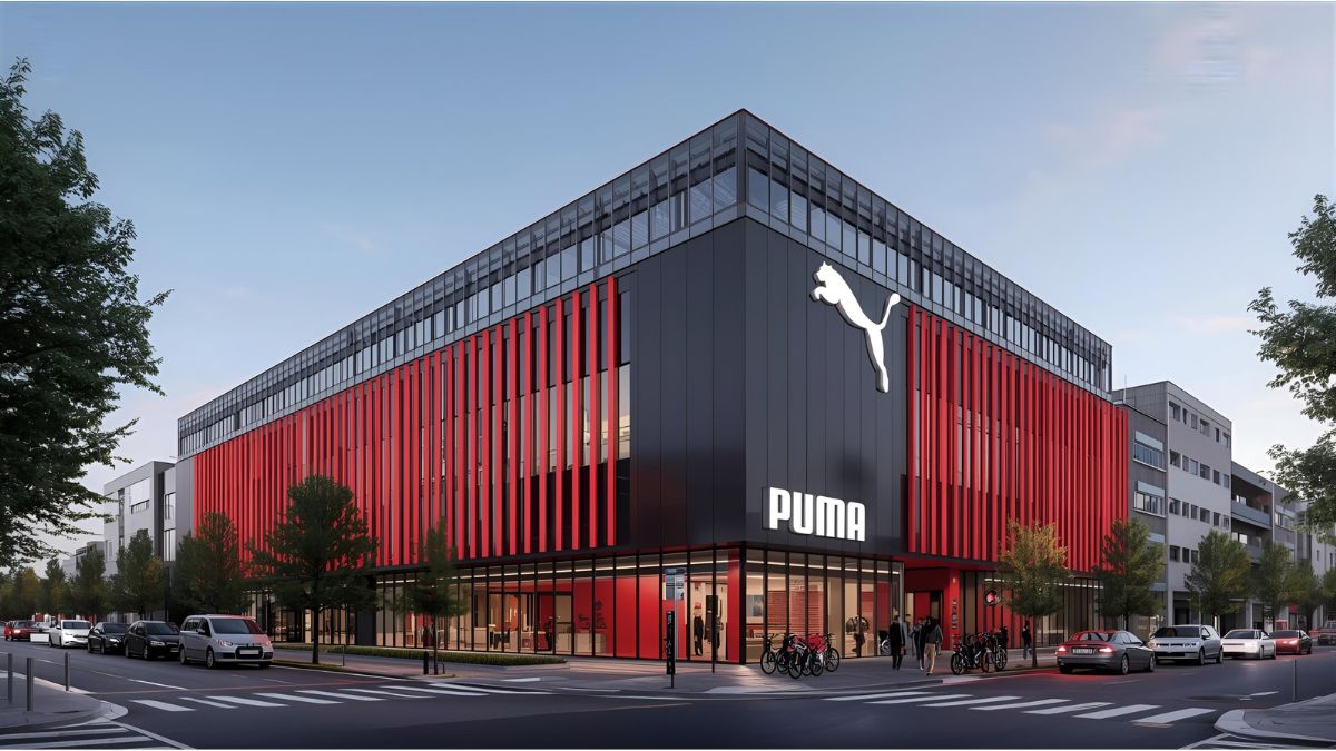 Puma headquarters in Herzogenaurach as job cuts are announced