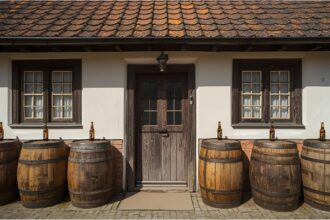 Traditional Bavarian brewery building in Rötz facing closure after 102 years