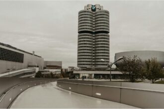 BMW headquarters in Munich representing strong Q3 financial results