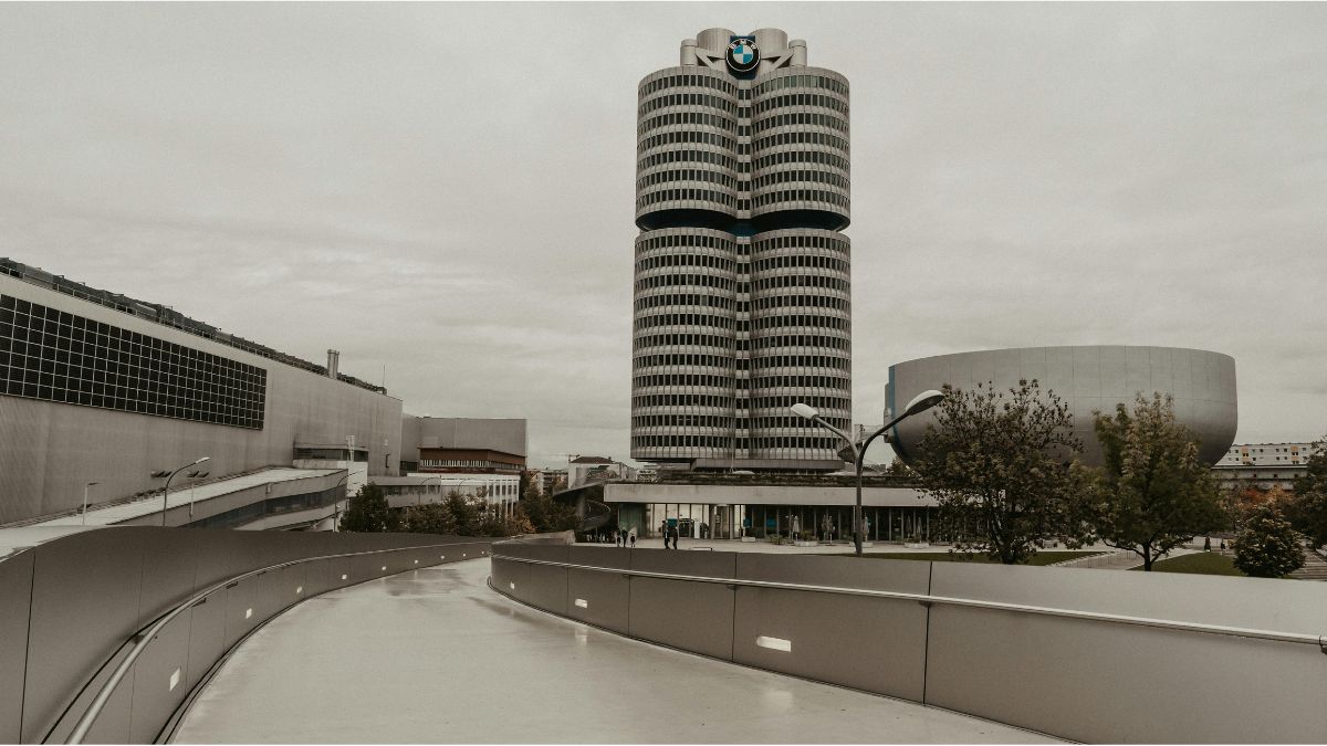 BMW headquarters in Munich representing strong Q3 financial results