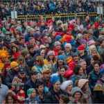 Carnival fans celebrate in Cologne as the fifth season begins on November 11, with strong police presence