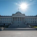 Federal Constitutional Court building in Karlsruhe where triage ruling was announced