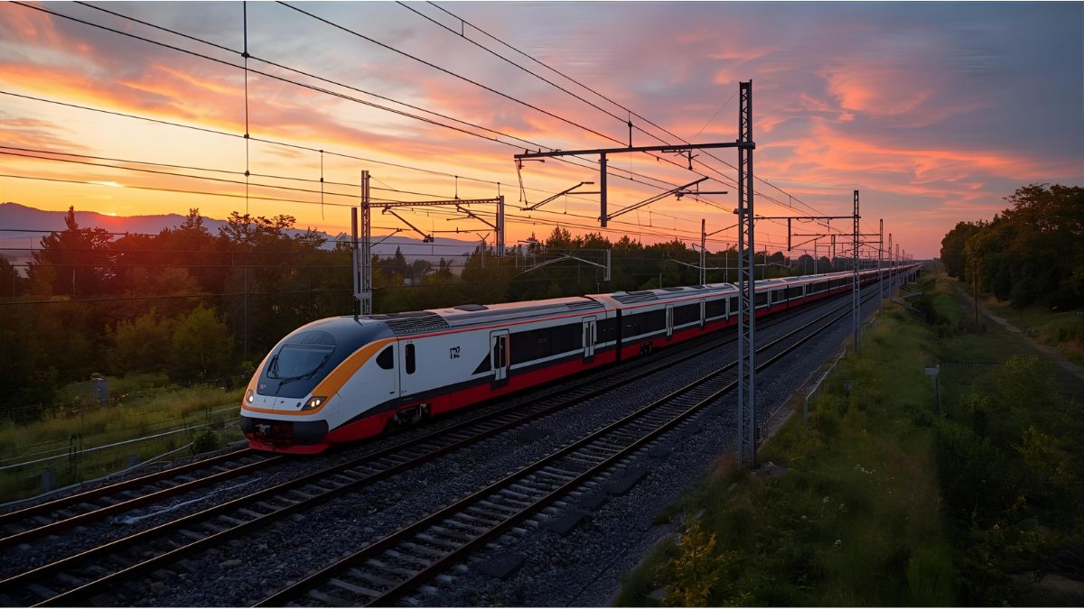 High-speed train representing Europe’s plan to improve fast rail connections