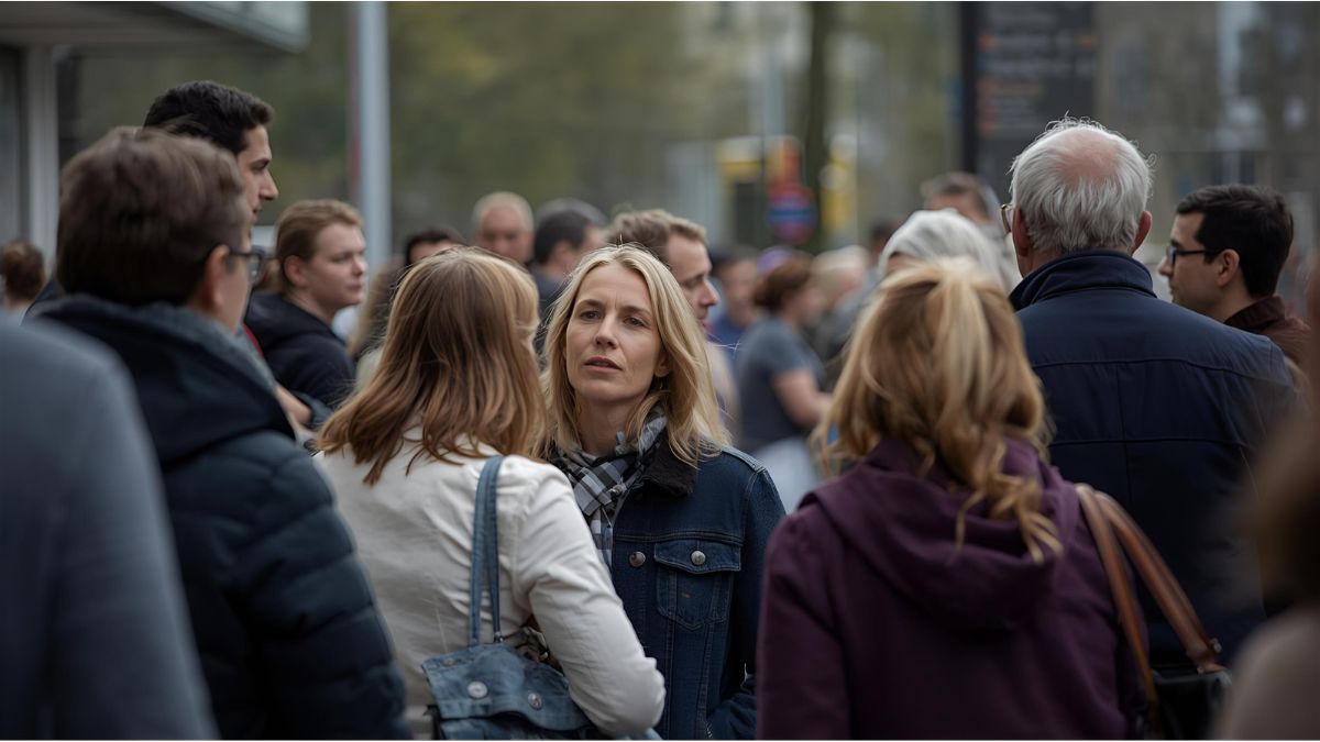 People in Germany discussing different views while staying open to dialogue