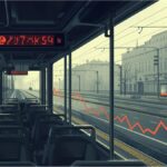 Person buying a public transport ticket at a German ticket machine