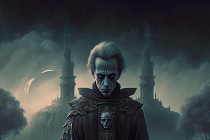 Παπάς ντυμένος Δράκουλας και ανοιχτό φέρετρο έκανε Halloween Θεία Λειτουργία