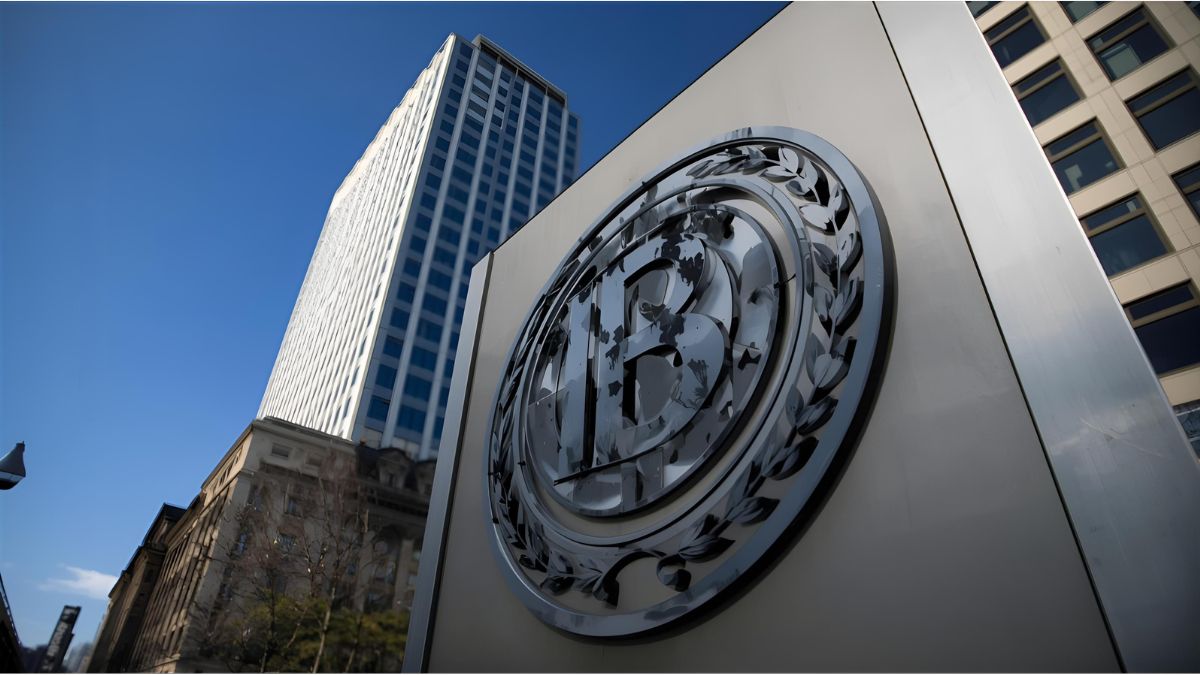 IMF headquarters building as new report warns of rising European debt