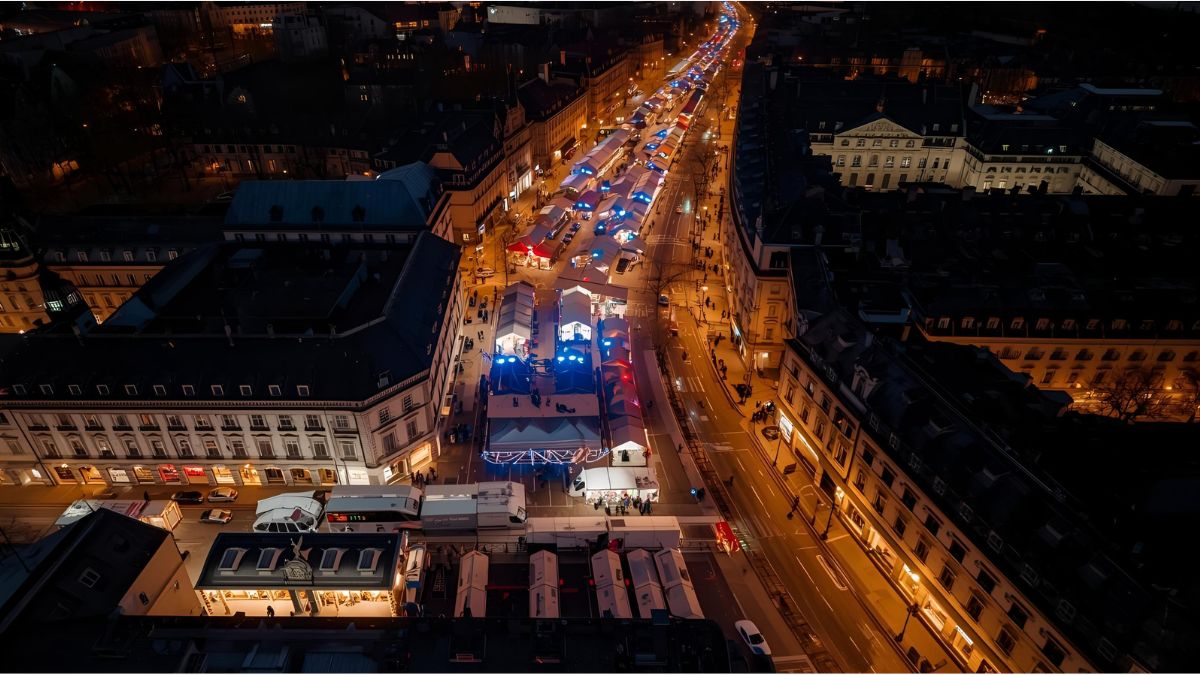 Police secure Magdeburg Christmas market after deadly SUV attack in December 2024