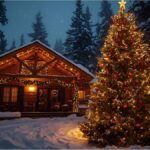 Austrian Christmas tree from Ellmau standing on Marienplatz in Munich