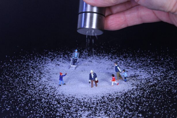 Winter service vehicles in Munich clearing a snow-covered street during early morning hours.