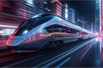 Markus Söder and Manuel Hagel present the “Südschiene reloaded” plan in Nagold, Baden-Württemberg