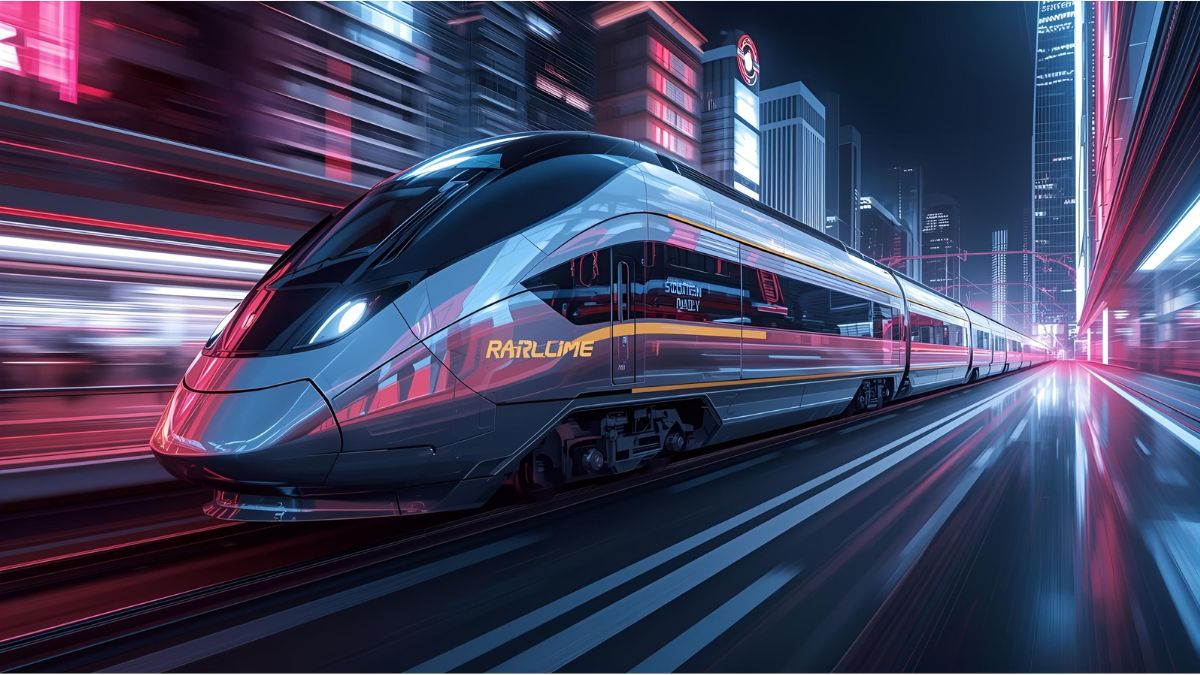 Markus Söder and Manuel Hagel present the “Südschiene reloaded” plan in Nagold, Baden-Württemberg